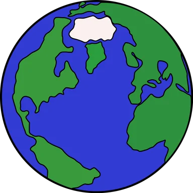 Free Stock Photo: Illustration of a globe