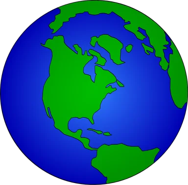 Free Stock Photo: Illustration of a globe
