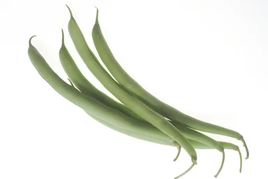 Free Stock Photo: Raw string beans isolated on a white background