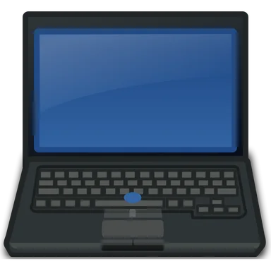 Free Stock Photo: Illustration of a laptop computer