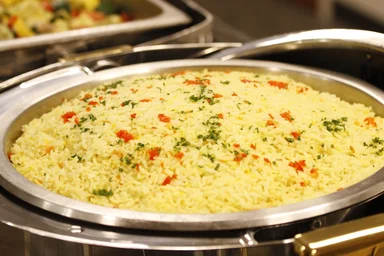 Free Stock Photo: A display of rice pilaf