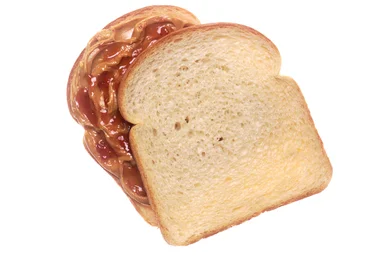 Free Stock Photo: A peanut butter and jelly sandwich