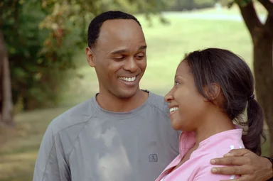 Free Stock Photo: A happy couple in a park