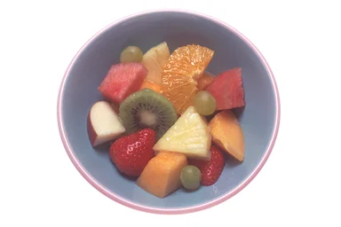 Free Stock Photo: A bowl of fruit salad
