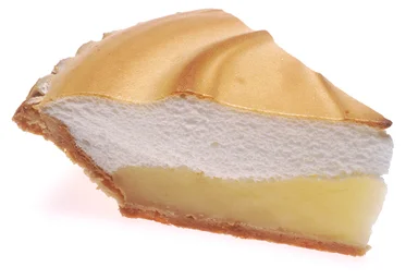 Free Stock Photo: A slice of lemon meringue pie