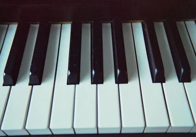 Free Stock Photo: Closeup of piano keys