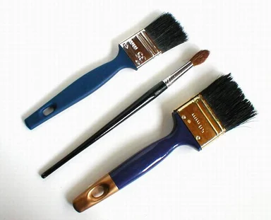 Free Stock Photo: Various sized paint brushes
