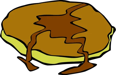 Free Stock Photo: Illustration of a pancake