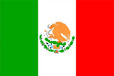 Free Stock Photo: Illustrated flag of Mexico