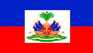 Free Stock Photo: Illustrated flag of Haiti