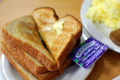 Free Stock Photo: A breakfast with toast