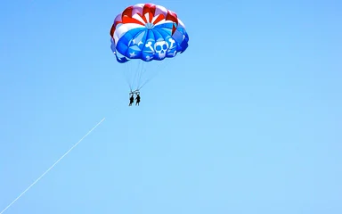 Free Stock Photo: Parasailing