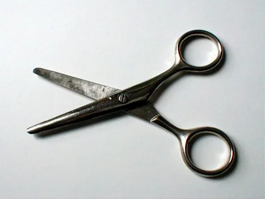 Free Stock Photo: Worn rusty scissors