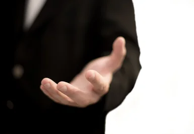 Free Stock Photo: Business man hand