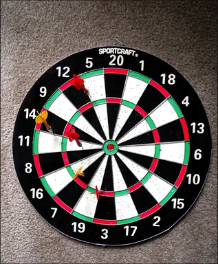 Free Stock Photo: A dartboard