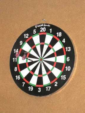 Free Stock Photo: A dartboard