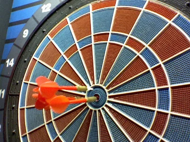 Free Stock Photo: Dartboard close-up
