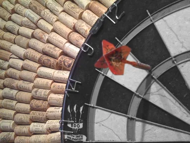 Free Stock Photo: Dartboard close-up