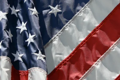 Free Stock Photo: American flag close-up