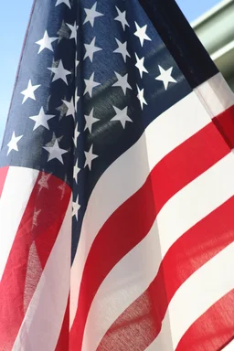 Free Stock Photo: American flag close-up