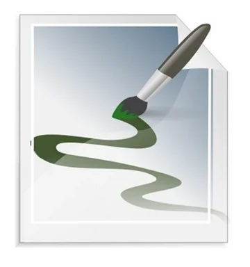 Free Stock Photo: Illustration of a paint brush making a design