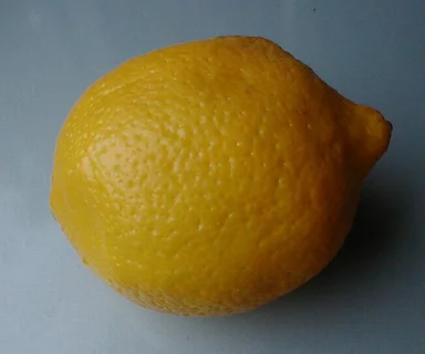 Free Stock Photo: Closeup of a yellow lemon