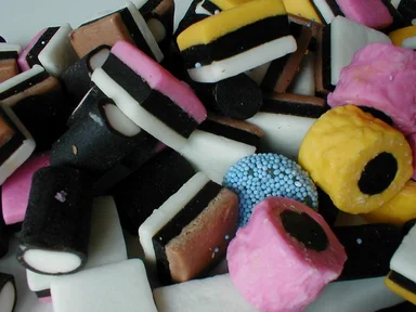 Free Stock Photo: Closeup of mixed colored candy
