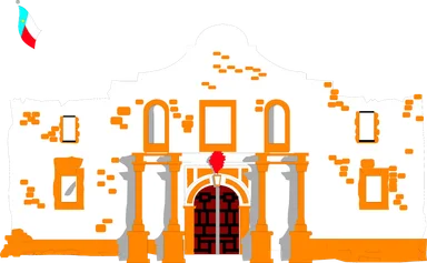 Free Stock Photo: Illustration of the Alamo