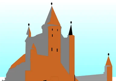 Free Stock Photo: Illustration of Alcazar castle in Spain