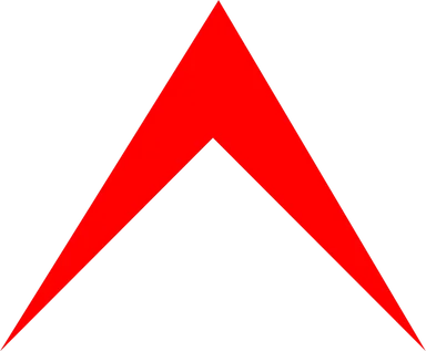 Free Stock Photo: Illustration of a red up arrow