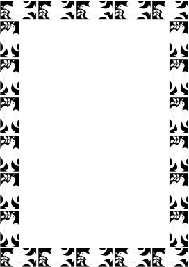 Free Stock Photo: Illustration of a dove lined blank border