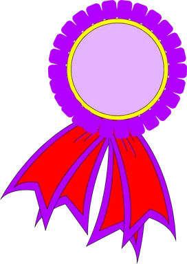 Free Stock Photo: Illustrated blank prize ribbon
