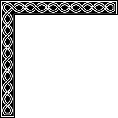 Free Stock Photo: Illustration of an upper left frame corner