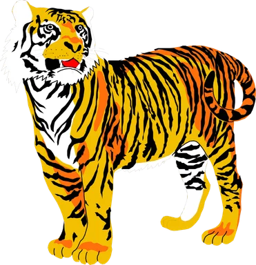 Free Stock Photo: Illustration of a tiger