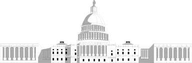 Free Stock Photo: Illustration of the US Capitol Building in Washington, DC