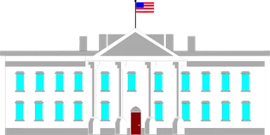 Free Stock Photo: Illustration of the White House in Washington DC