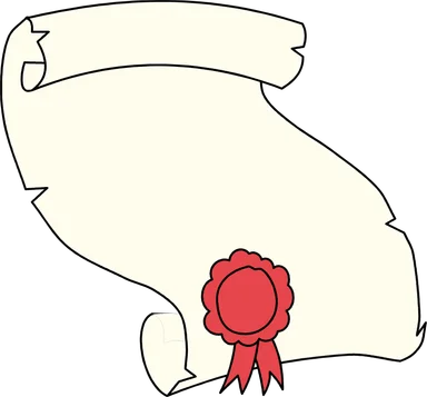 Free Stock Photo: Illustration of a blank award