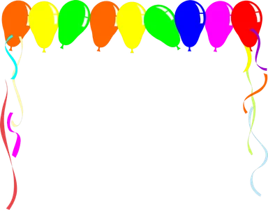 Free Stock Photo: Illustration of a blank balloon frame