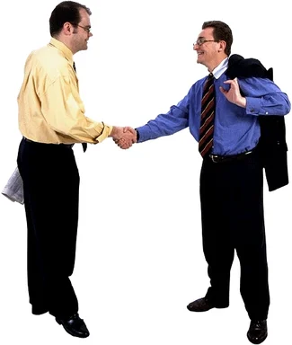 Free Stock Photo: Businessmen shaking hands