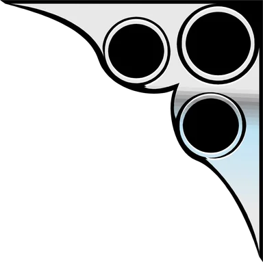 Free Stock Photo: Illustration of an upper right frame corner 