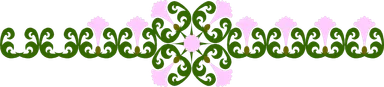 Free Stock Photo: Illustration of a purple flower border