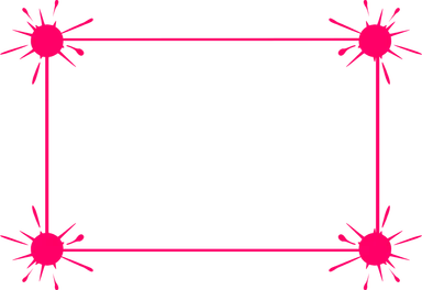 Free Stock Photo: Illustration of blank frame border of splattered paint