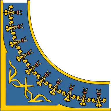 Free Stock Photo: Illustration of a decorative lower left frame corner