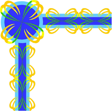 Free Stock Photo: Illustration of a decorative upper left frame corner