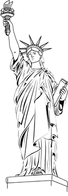 Free Stock Photo: Illustration of the Statue of Liberty