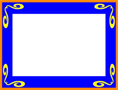 Free Stock Photo: Illustration of a blank picture frame border