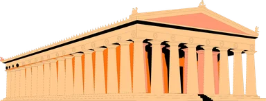 Free Stock Photo: Illustration of the Parthenon in Greece