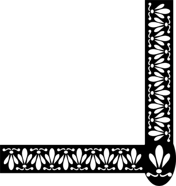 Free Stock Photo: Illustration of a lower right frame corner