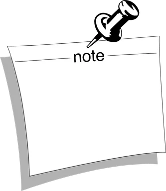 Free Stock Photo: Illustration of a blank note