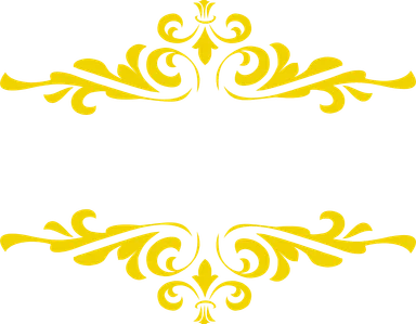 Free Stock Photo: Illustration of a blank ornate frame border